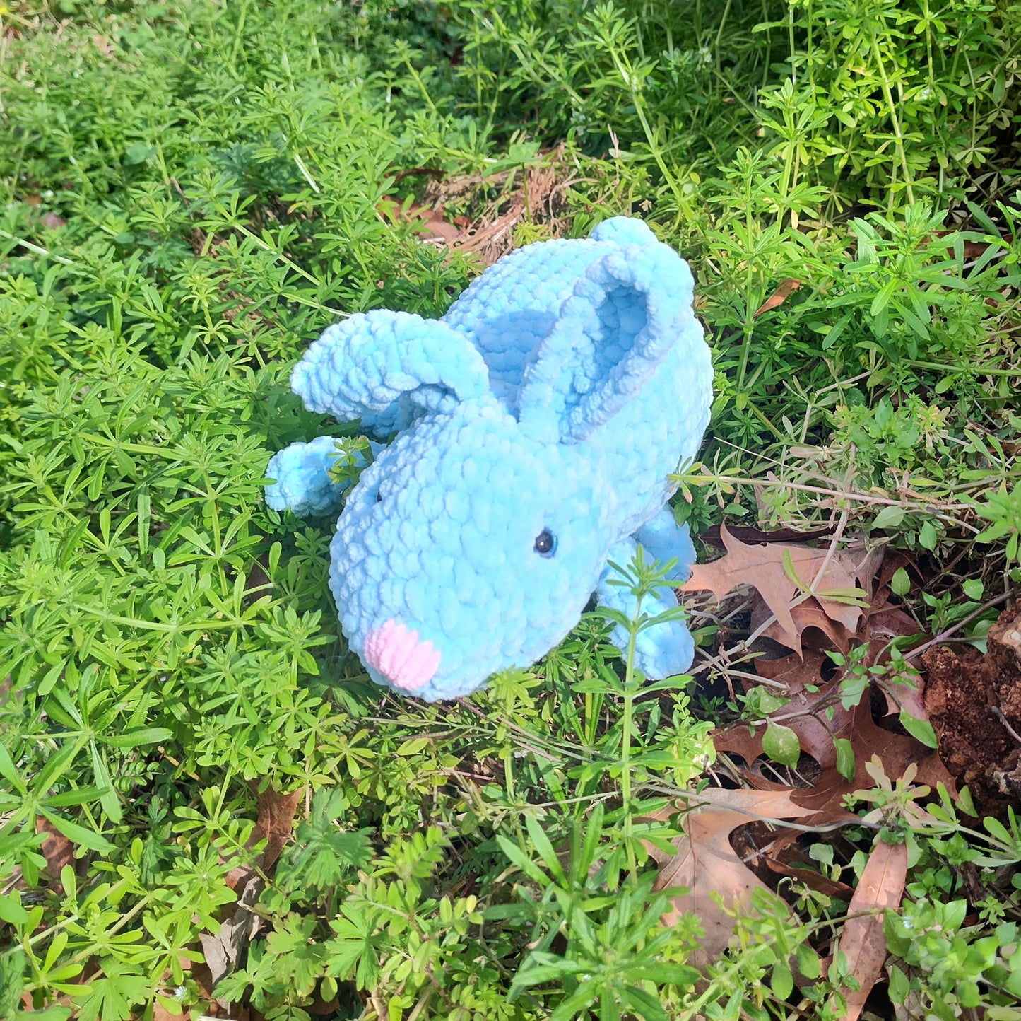 Snuggle Bunny – Handmade Crochet Plush – 12" Soft Cuddle Buddy