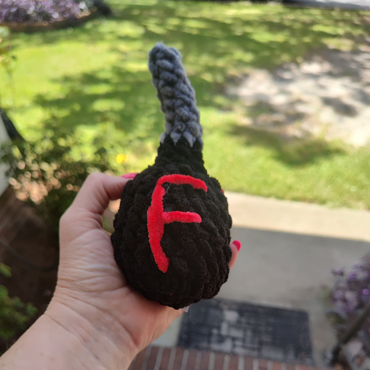 The F-Bomb — Handmade Crochet Desk Accessory & Gag Gift