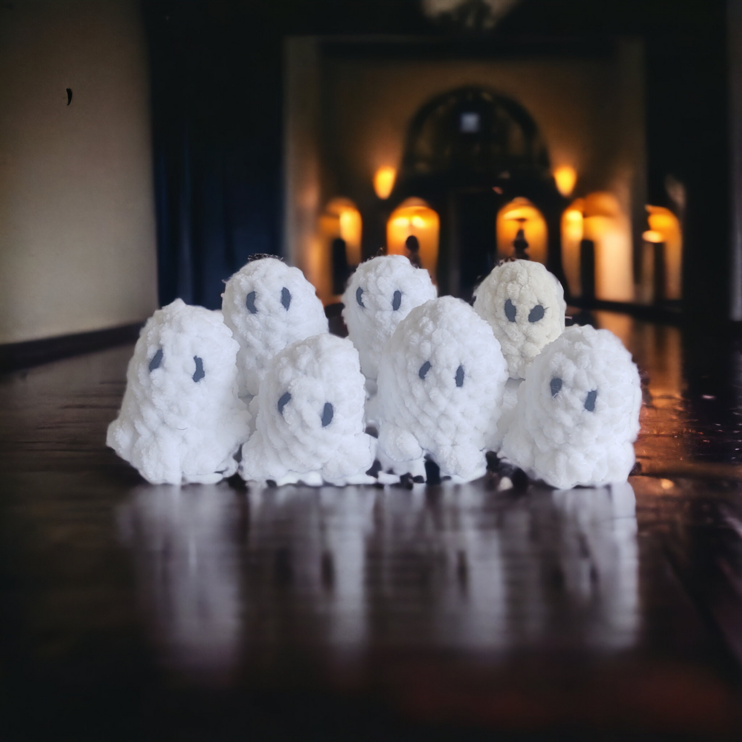 Ghosts - stuffed plushies - Halloween Decor