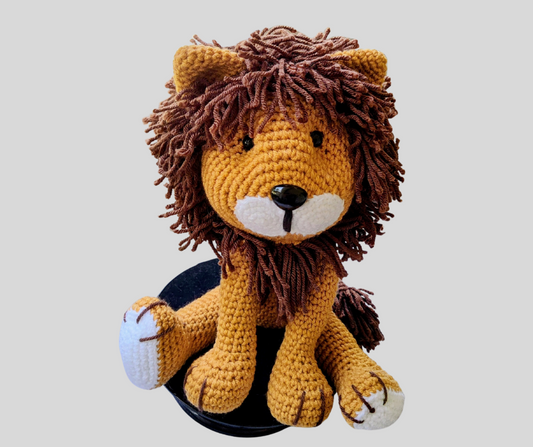 Leo the Lion Crocheted Stuffed Toy