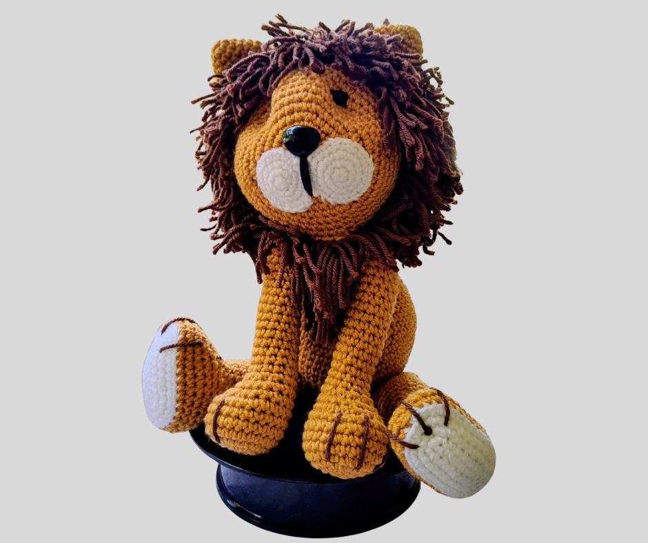 Leo the Lion Crocheted Stuffed Toy