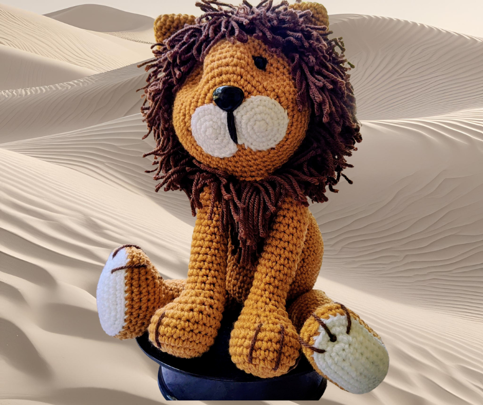 Leo the Lion Crocheted Stuffed Toy