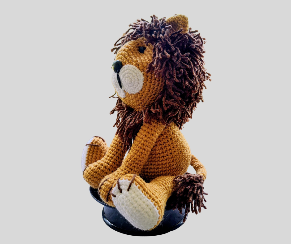 Leo the Lion Crocheted Stuffed Toy