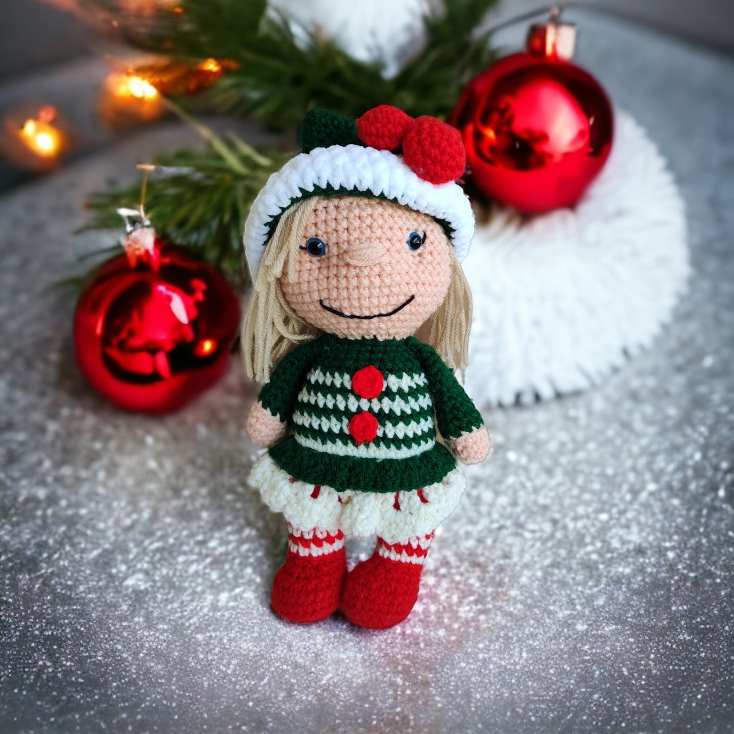 Crochet Elves, Christmas Home Decor