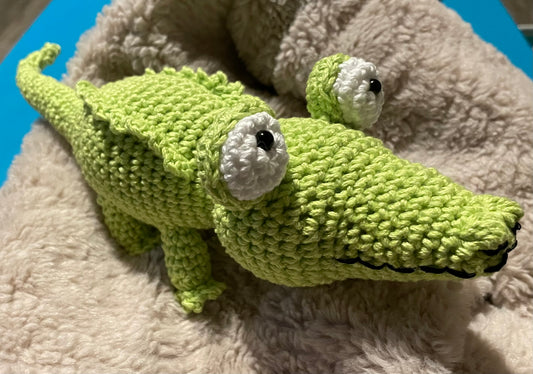 Crochet Pattern, Walligator stuffed animal