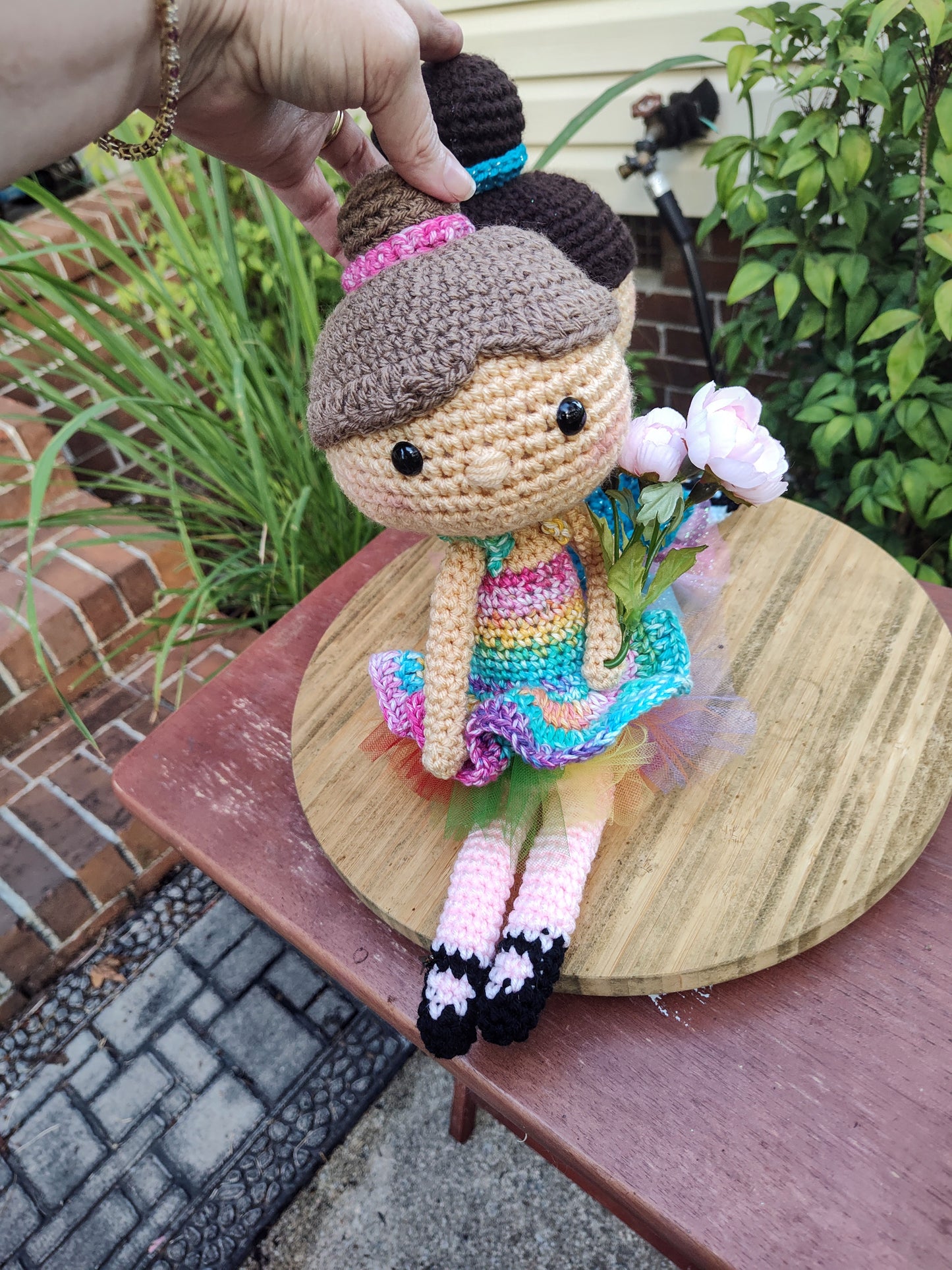 Crochet Ballerina Doll, Dancing Companion