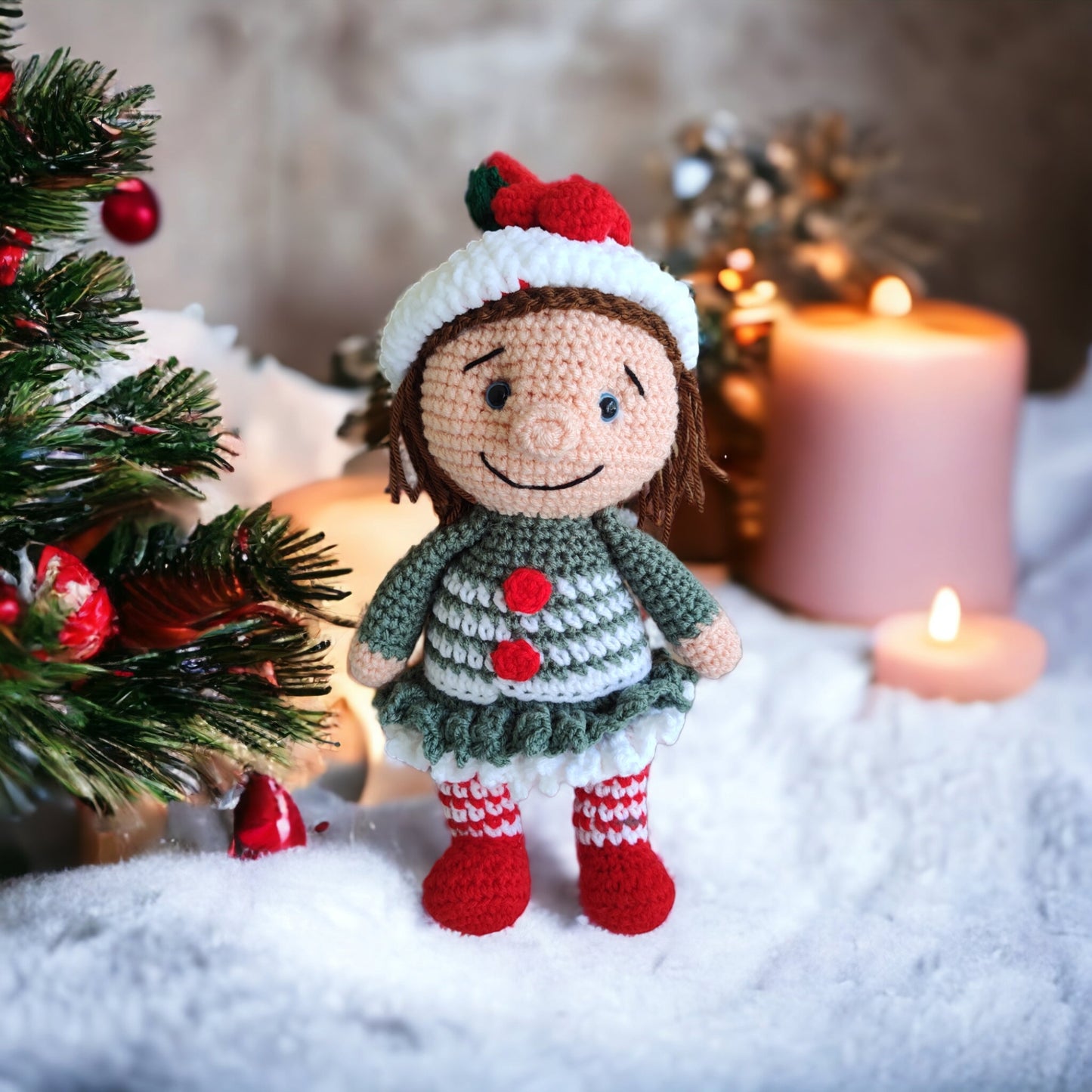 Crochet Elves, Christmas Home Decor