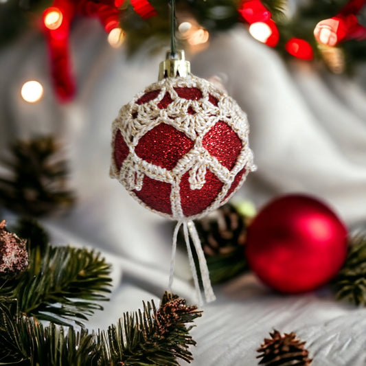 Crochet Christmas Ball Ornaments