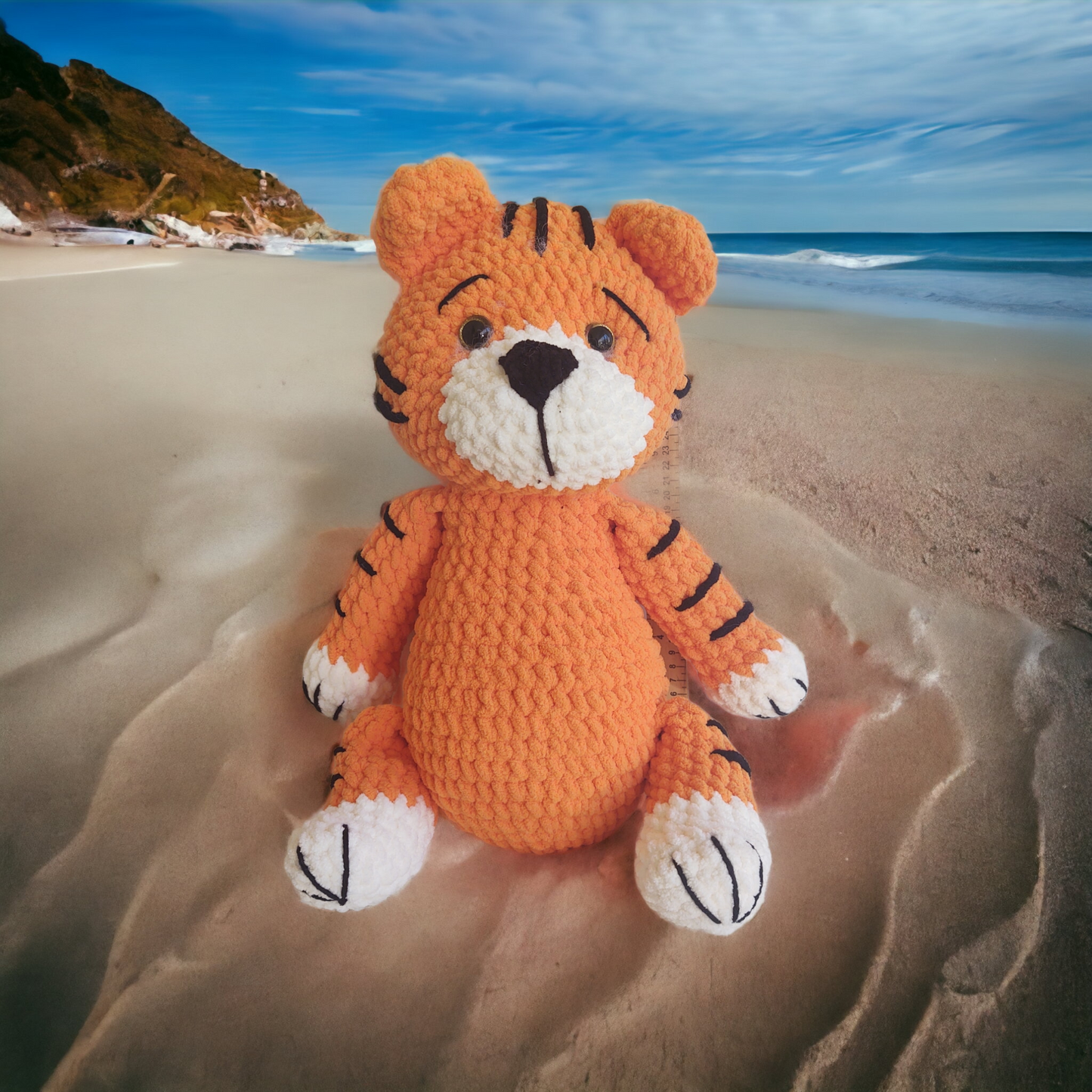 Benny the Bengal Tiger – Handmade Crochet Plush Toy