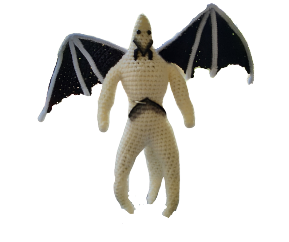 Pterogon Crochet Pattern PDF – Unique Fantasy Creature Amigurumi Inspired by a Child’s Drawing