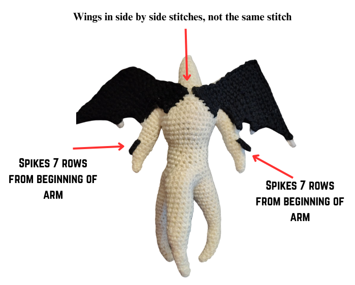 Pterogon Crochet Pattern PDF – Unique Fantasy Creature Amigurumi Inspired by a Child’s Drawing