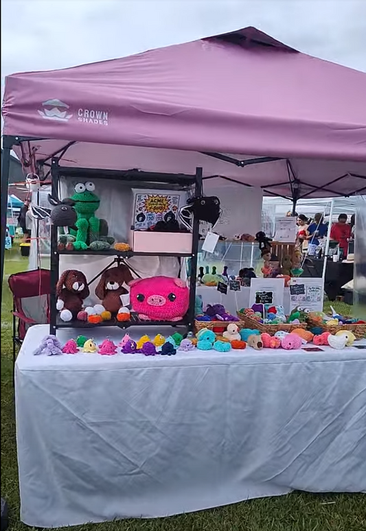 Well...THAT Didn't Go According to Plan! Rain, Craft Shows & Ghost Keychains