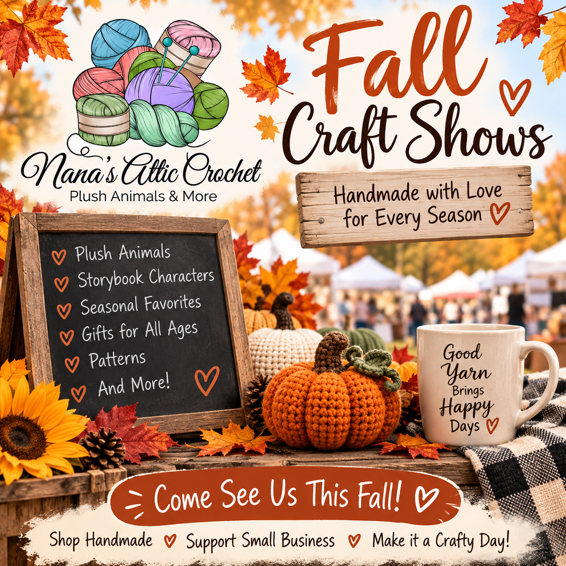 Nana's Attic Is Hitting the Road: Fall Craft Fairs & Holiday Fun!