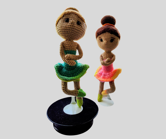 Crochet Ballerina Doll, Dancing Companion