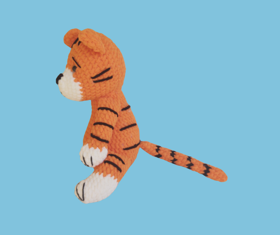 Benny the Bengal Tiger – Handmade Crochet Plush Toy
