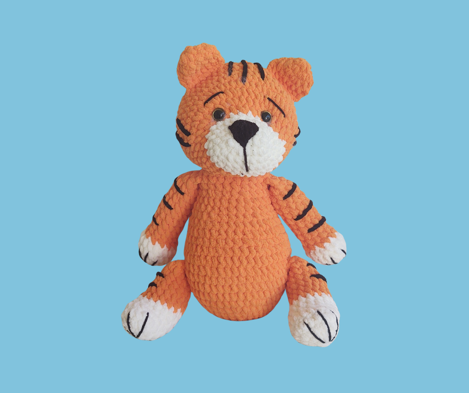 Benny the Bengal Tiger – Handmade Crochet Plush Toy