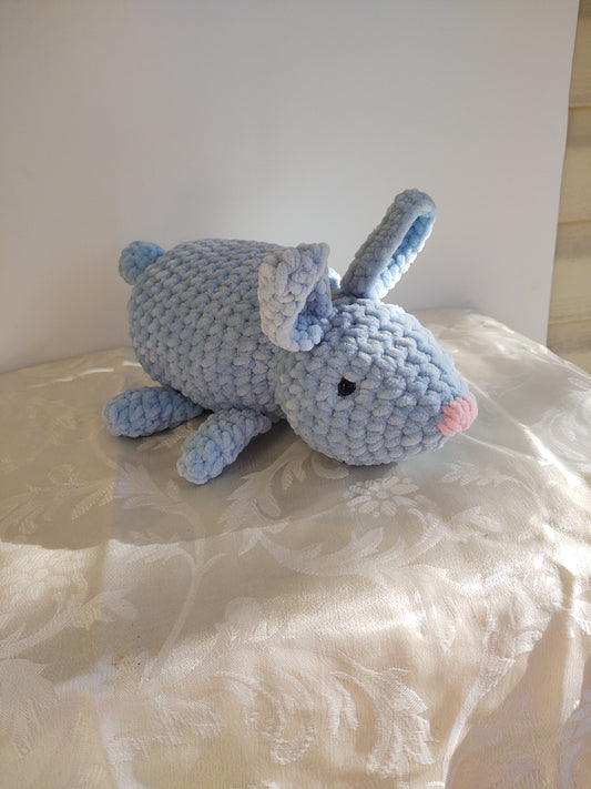 Snuggle Bunny – Handmade Crochet Plush – 12" Soft Cuddle Buddy