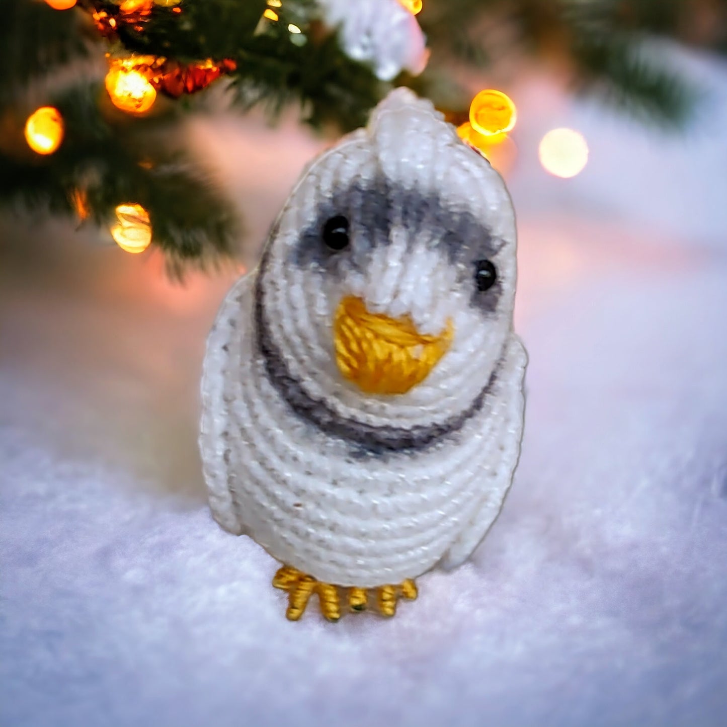 The crochet Budgie