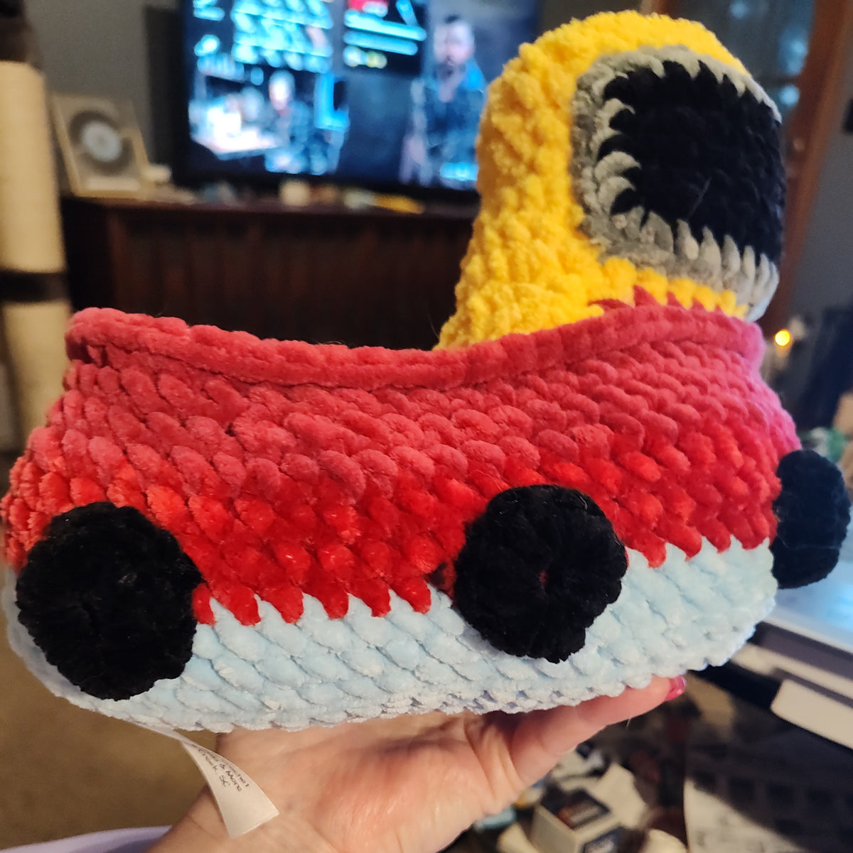 Chunky Tugboat Crochet Pattern – Amigurumi Boat PDF with 4 Video Tutorials