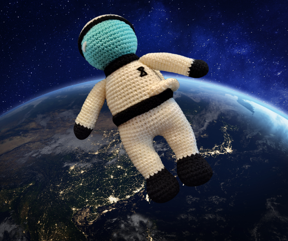 Galactic Dreams Crochet Astronaut