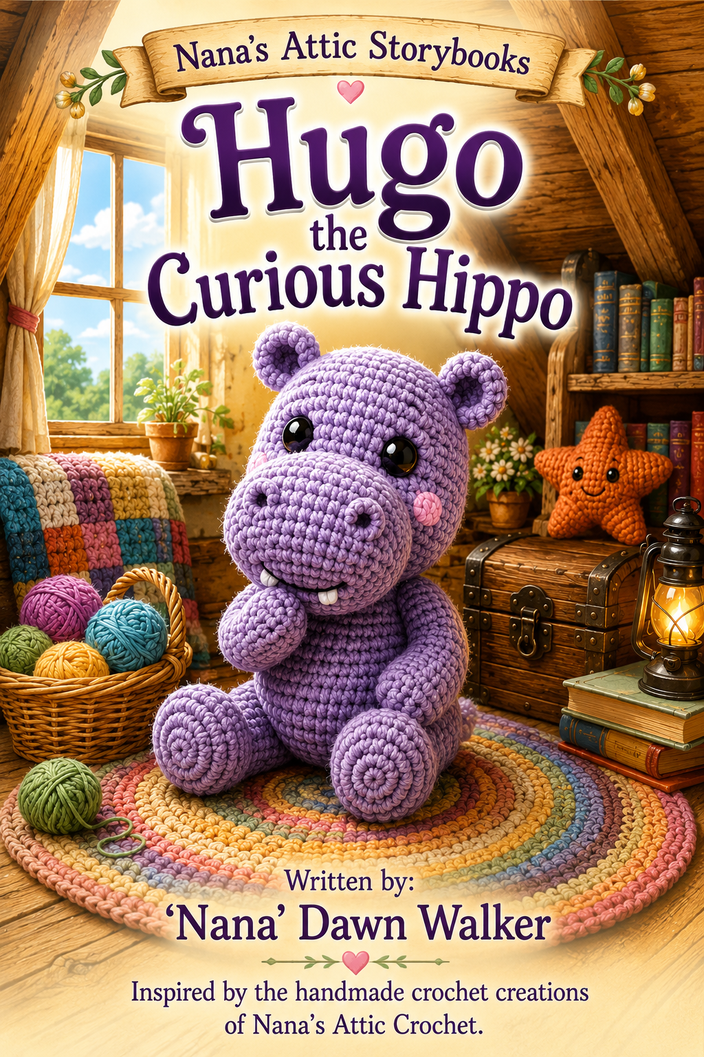 Signed First Edition – Hugo the Curious Hippo