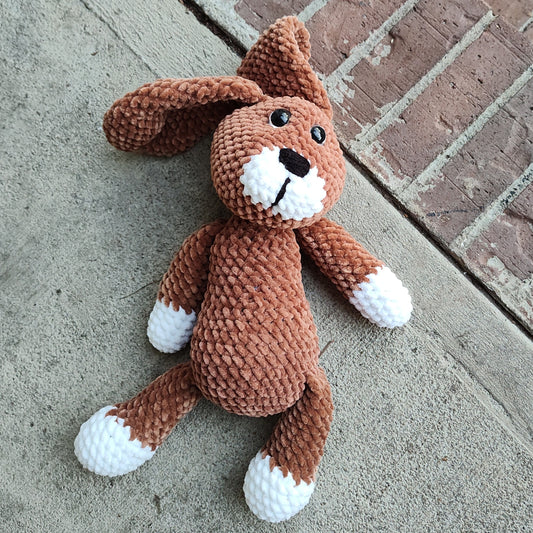 Déogee the Puppy Crochet Pattern – Handmade Dog Plush Amigurumi PDF