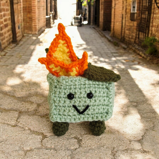 Crochet Dumpster Fire