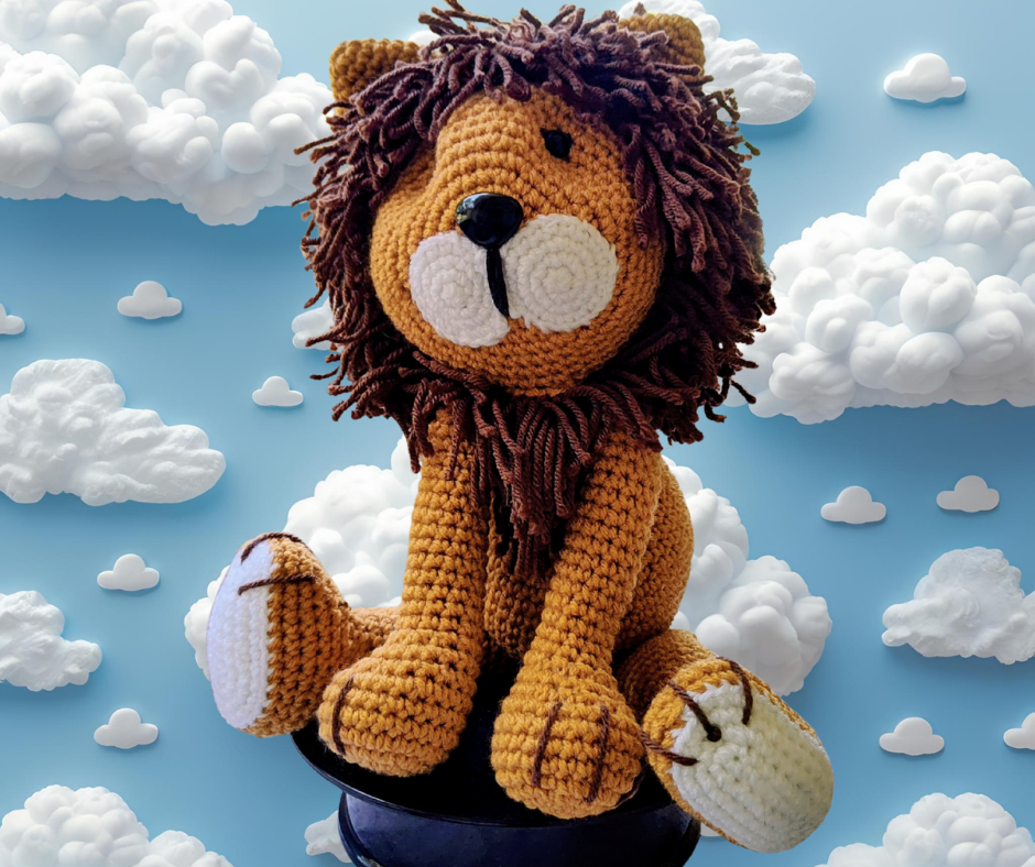 Leo the Lion Crocheted Stuffed Toy