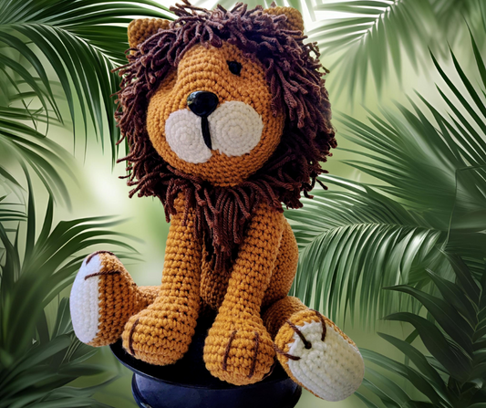 Leo the Lion Crocheted Stuffed Toy