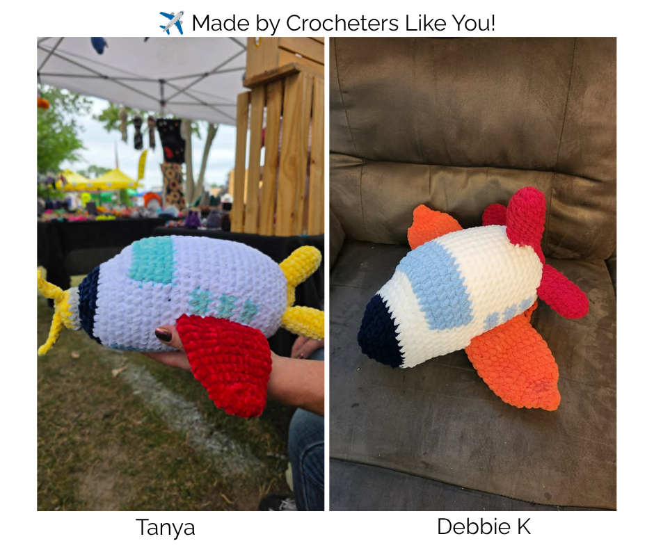 Chunky Airplane Crochet Pattern