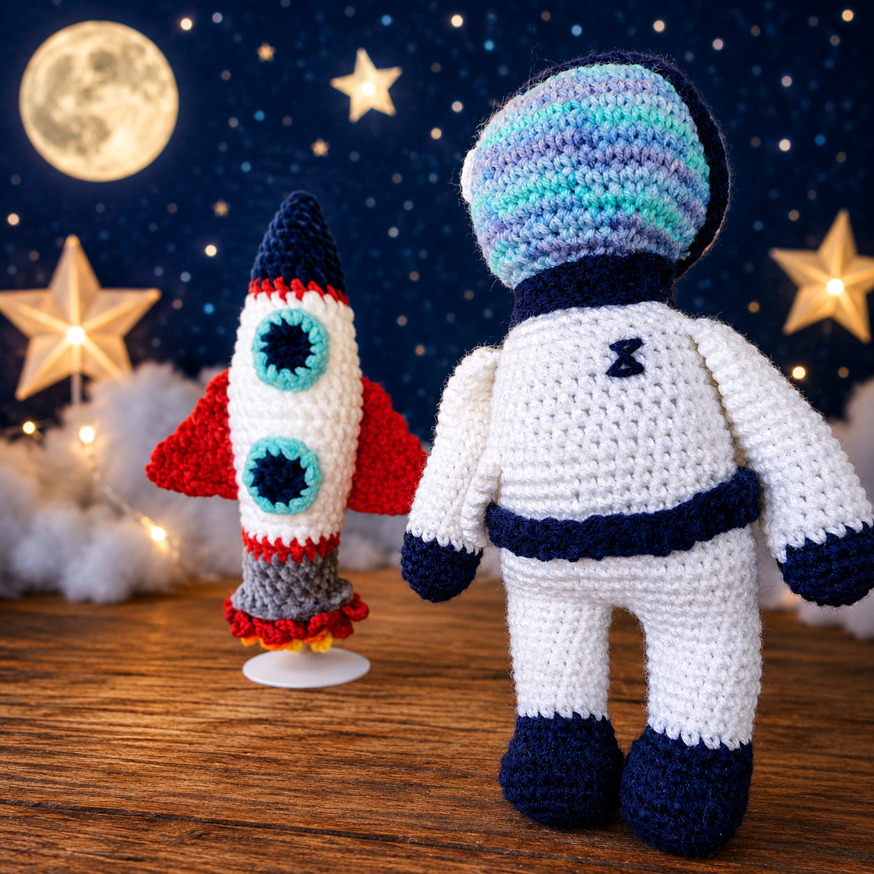 Galactic Dreams Crochet Astronaut