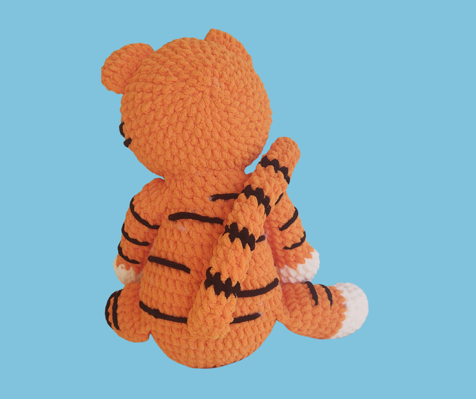 Benny the Bengal Tiger – Handmade Crochet Plush Toy