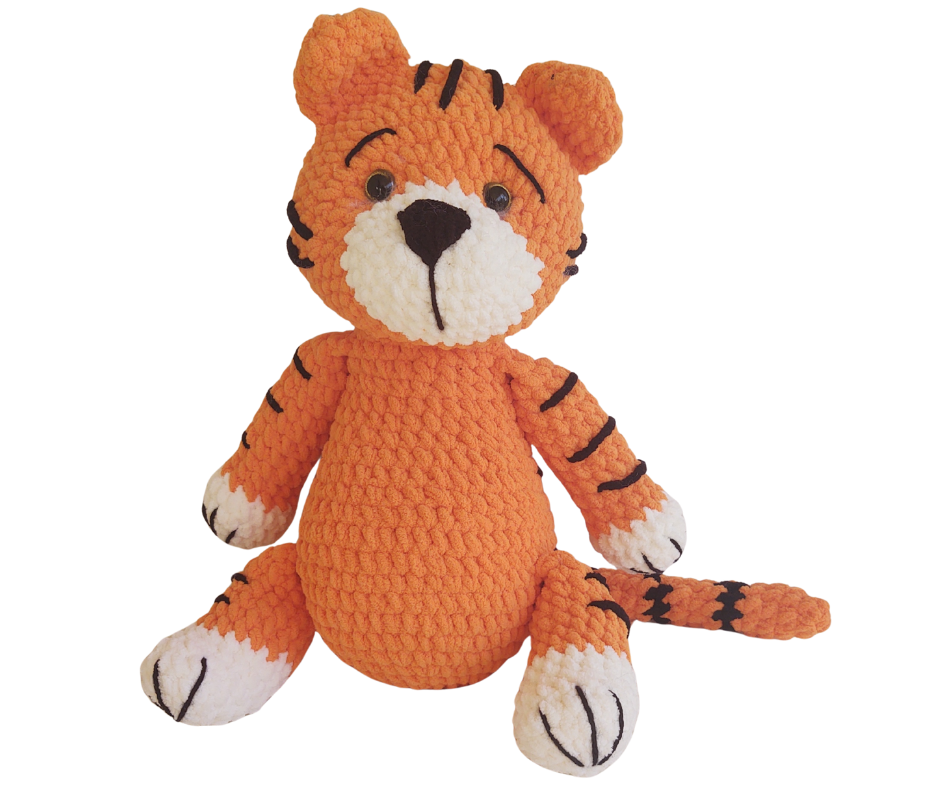 Benny the Bengal Tiger – Handmade Crochet Plush Toy