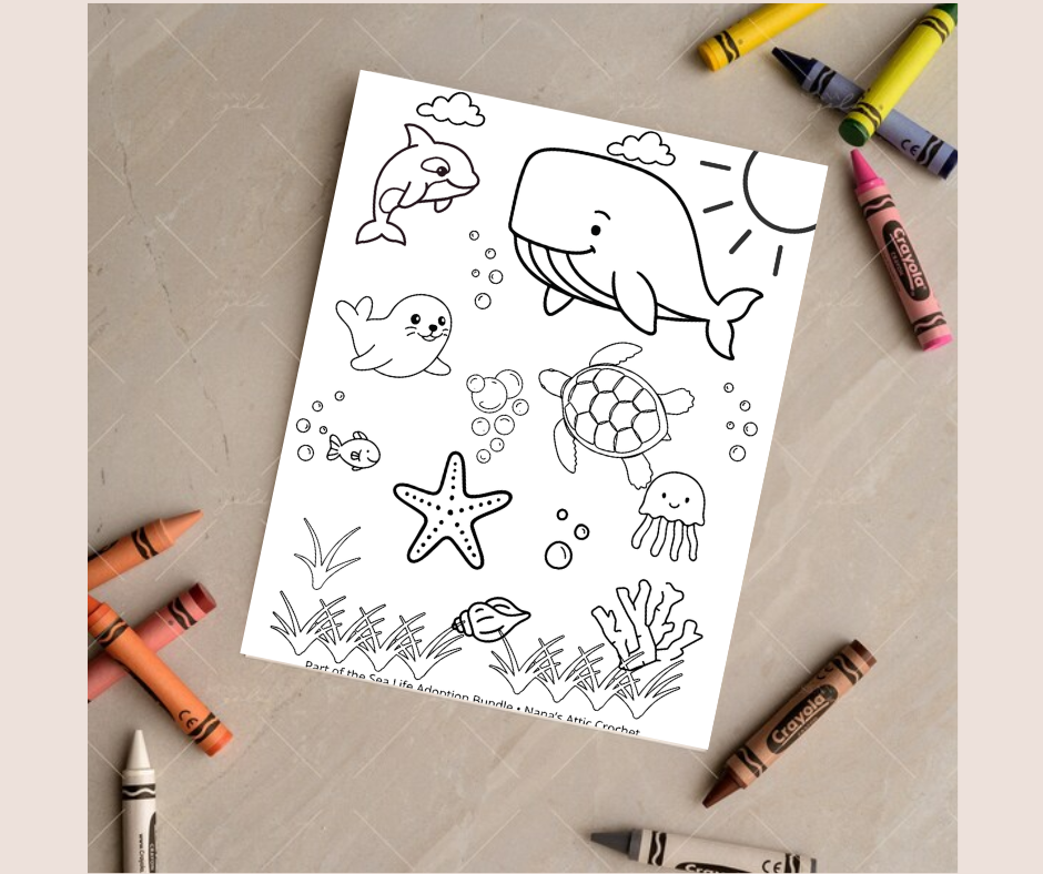 Sea Life Adoption Printable Bundle