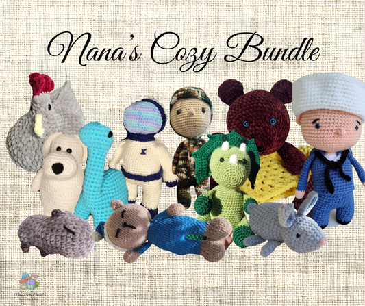 Nana's Cozy Companions Bundle – Choose Any 2 Handmade Crochet Friends
