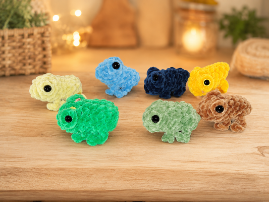 Pocket Frogs – Handmade Crochet Plush